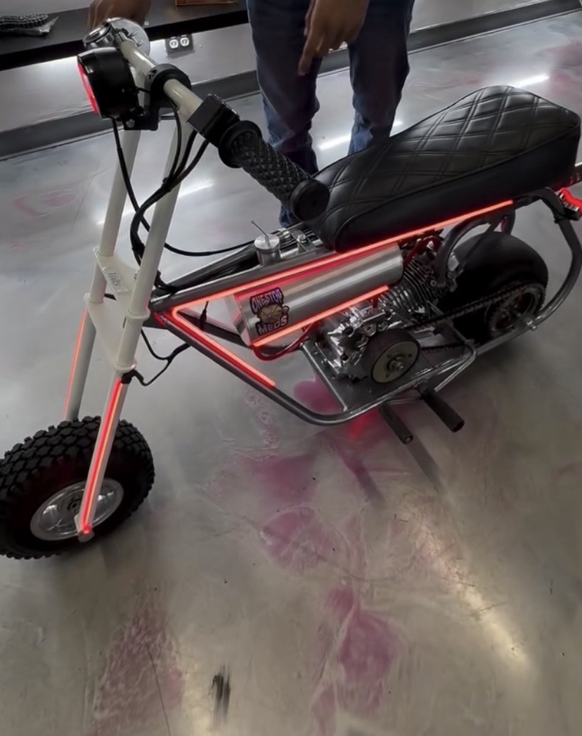 Volts Custom LED Performance Minibike — Premium Build - Image 4