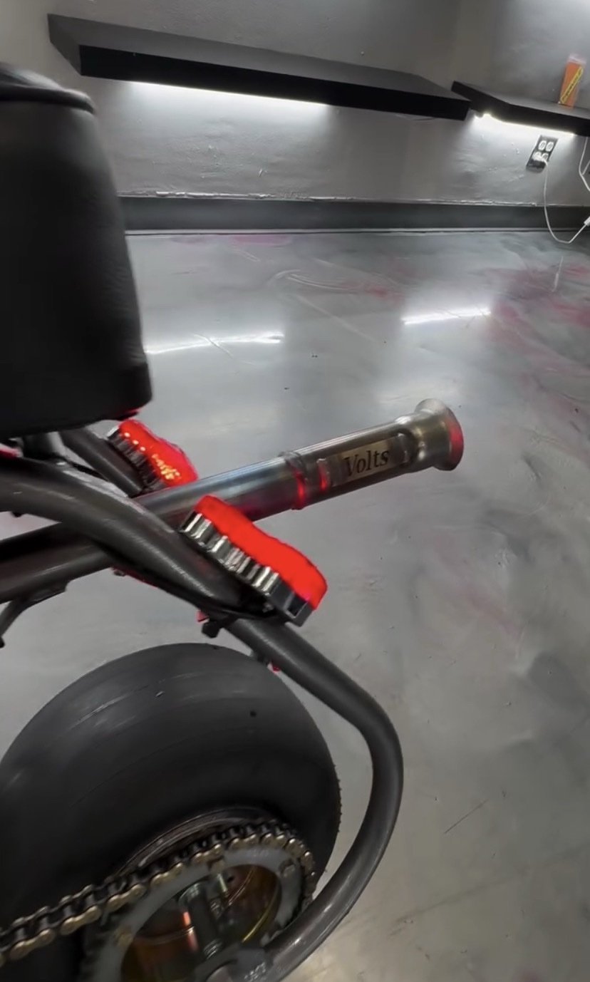 Volts Custom LED Performance Minibike — Premium Build - Image 5