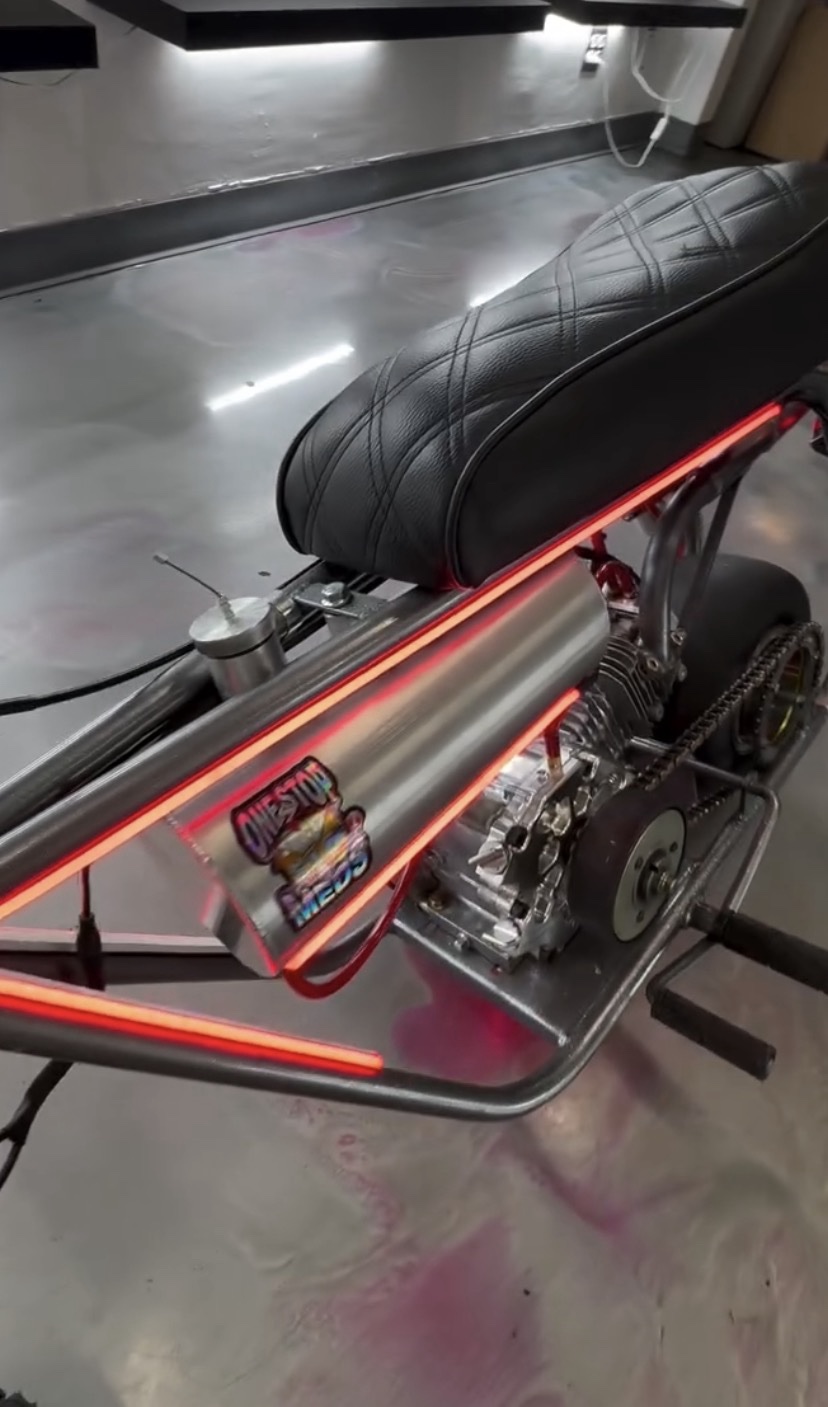 Volts Custom LED Performance Minibike — Premium Build - Image 6