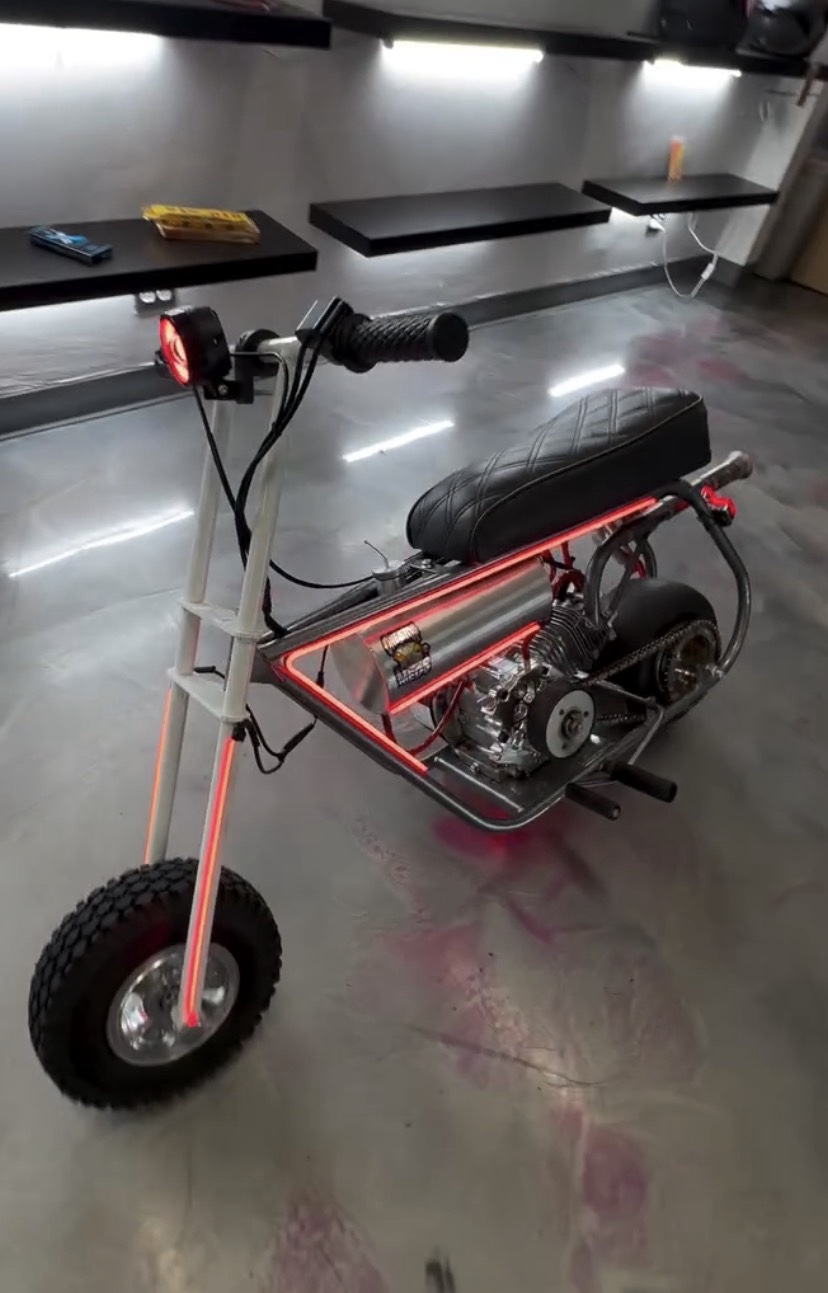 Volts Custom LED Performance Minibike — Premium Build - Image 7