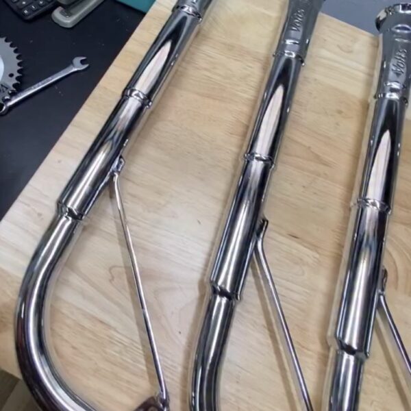 Chrome Stage 4 Exhaust (Center Exit)
