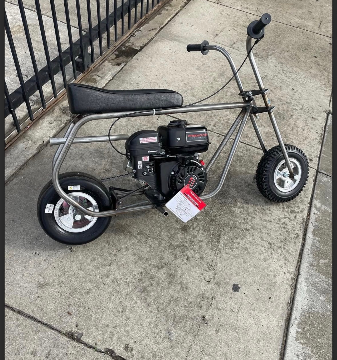 Volts Glossy Water Paint Stock Minibike – 45+ MPH Edition