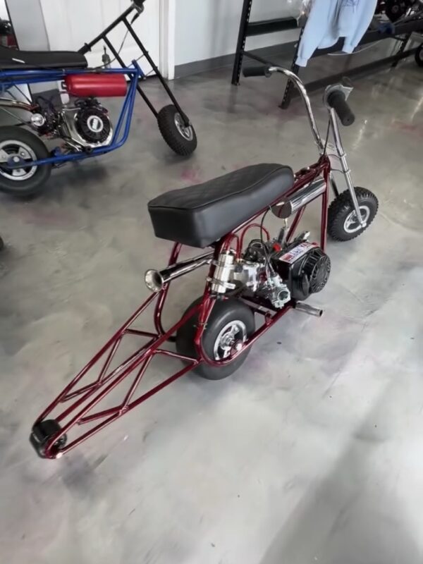 Volts Bam  Drag-Style Minibike – Wheelie Bar Edition (95+ MPH)