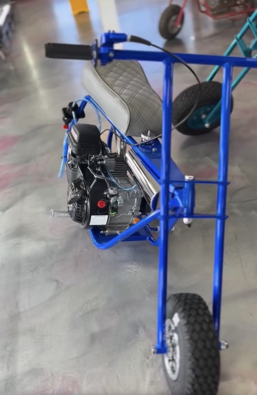 Volts Custom Mini Bike – Blue Edition - Image 9