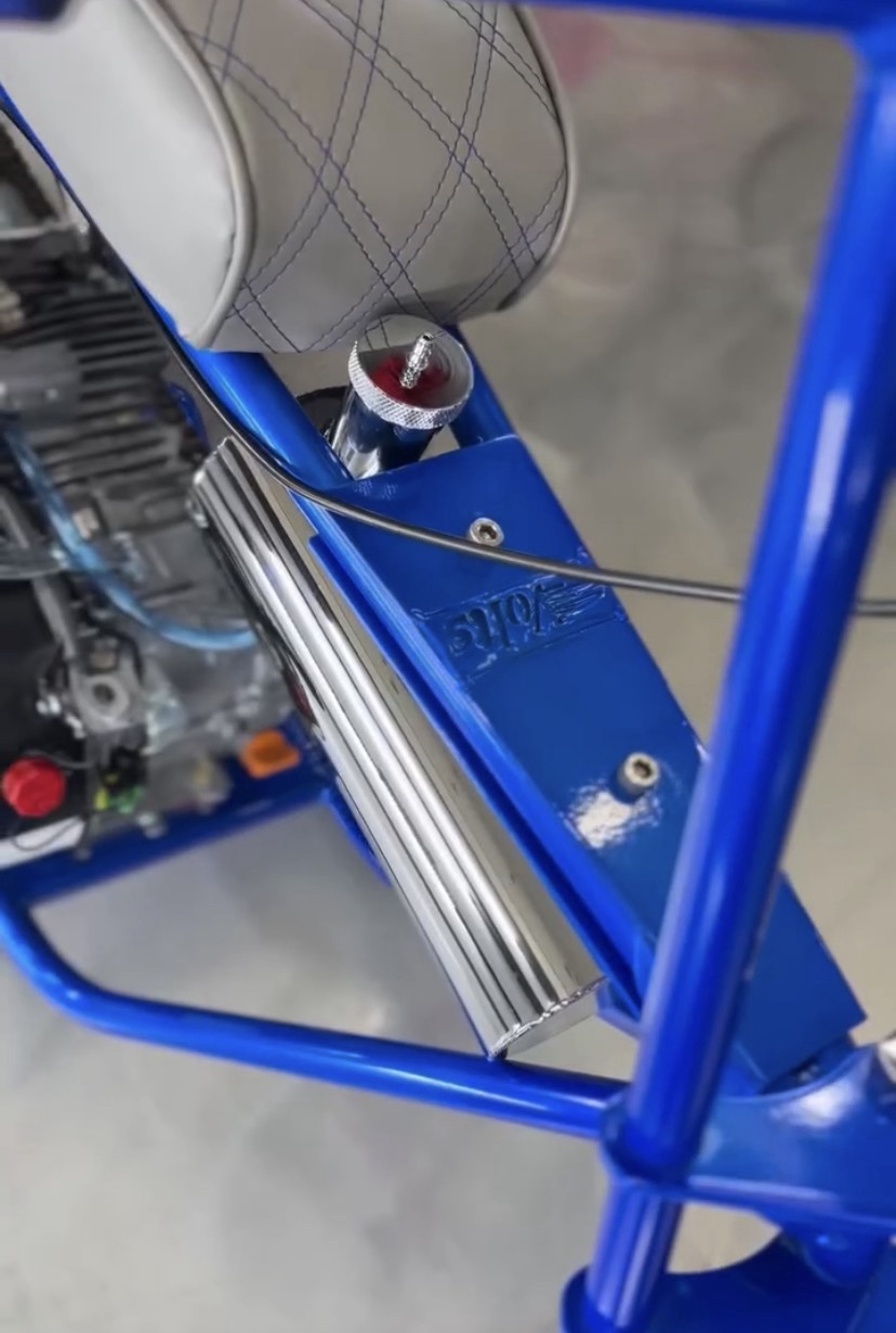 Volts Custom Mini Bike – Blue Edition - Image 8