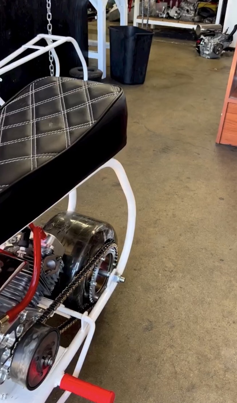 Volts White Diamond Custom Minibike - Image 3