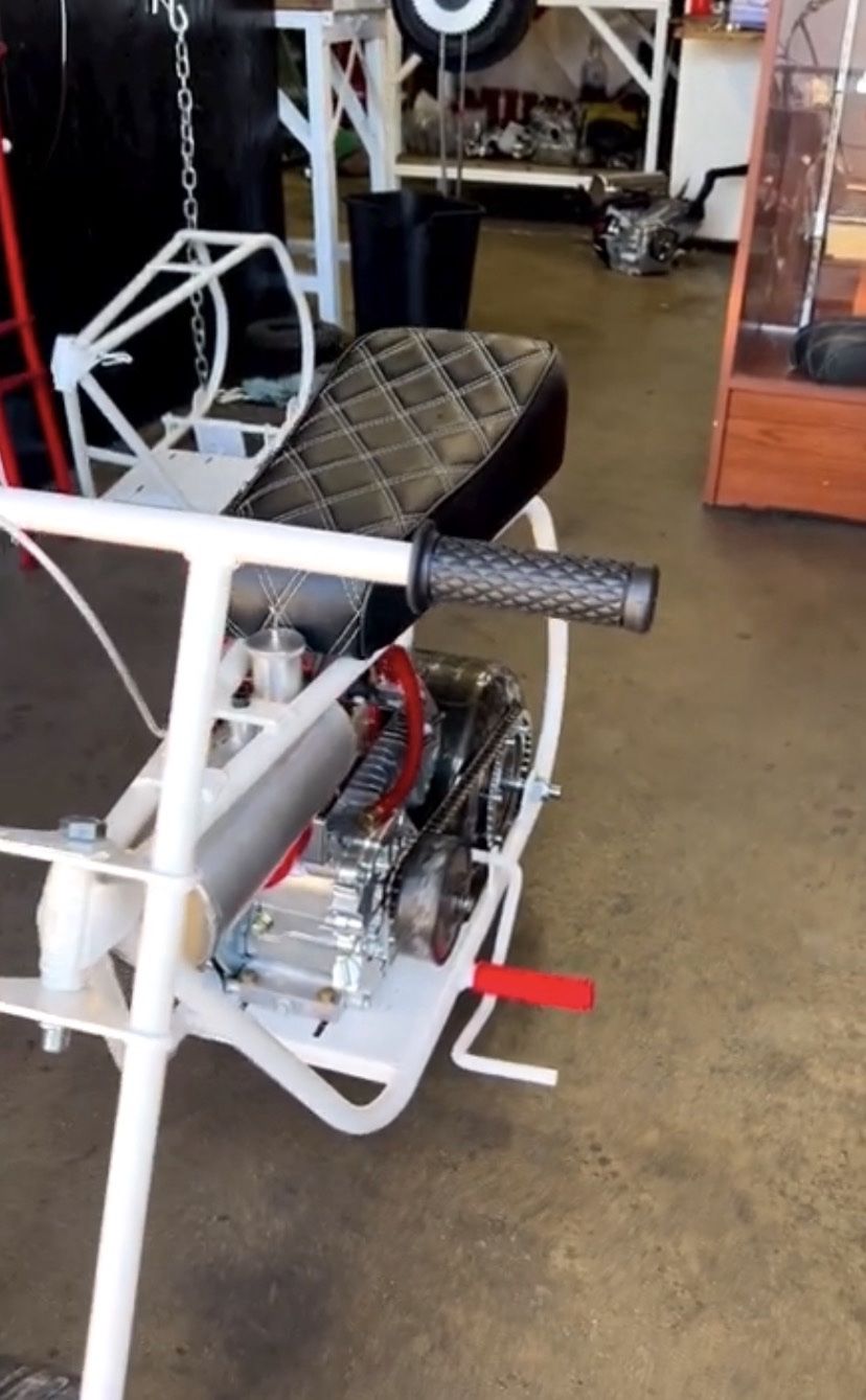 Volts White Diamond Custom Minibike - Image 4
