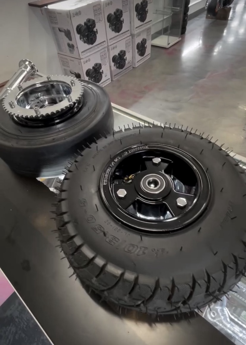 π Volts Performance Mini Bike Wheel & Tire Set