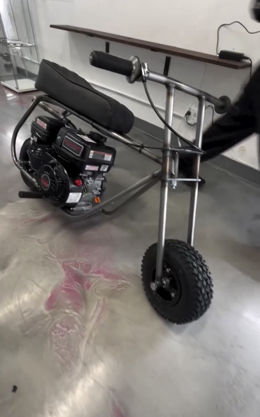 Volts T-Bars w/ GTS Frame Minibike – 50 MPH Setup