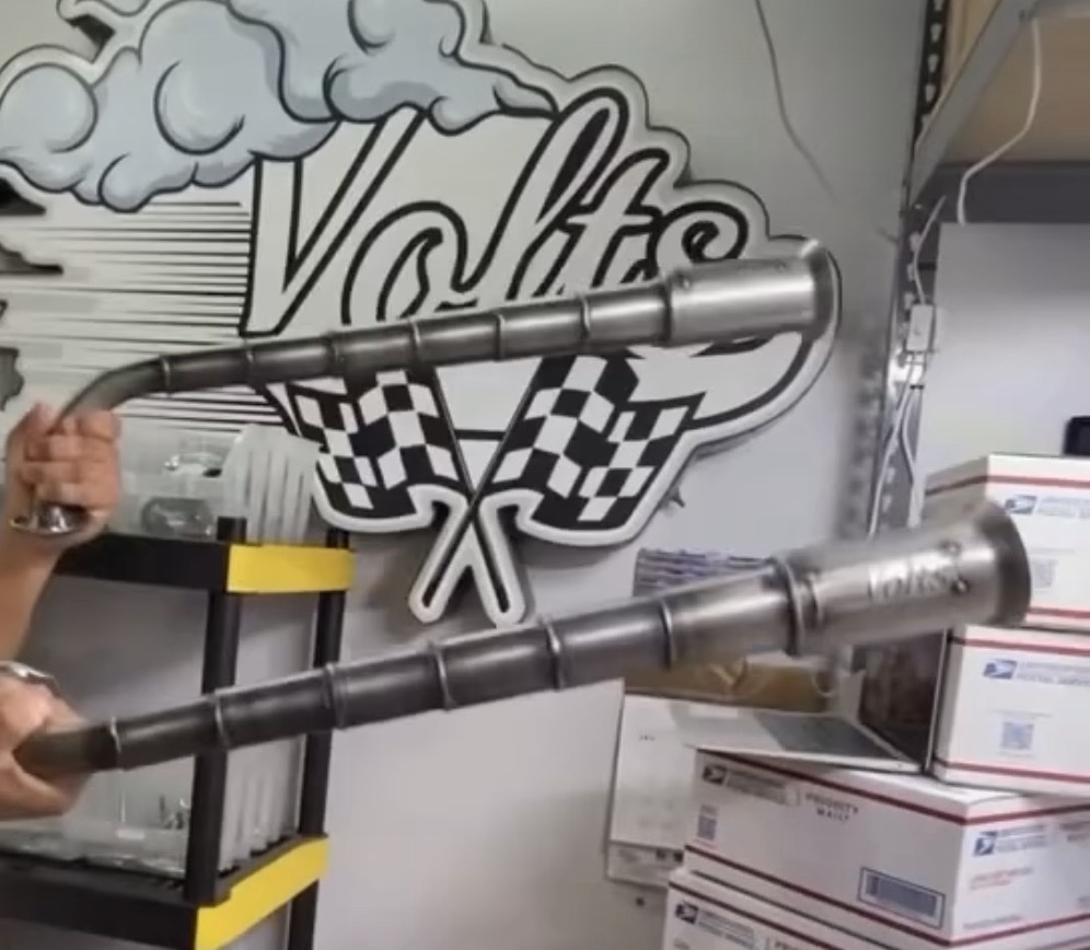 Volts Stage 8 Fatty Exhaust β Raw Steel Edition β‘π - Image 3