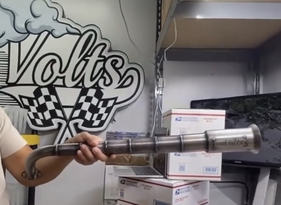 Volts Stage 8 Fatty Exhaust β Raw Steel Edition β‘π